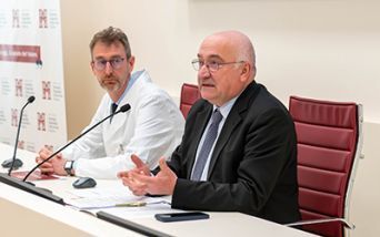 Il prof. Enrico Vidal con il dott. Paolo Fortuna