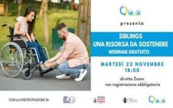 Webinar “Siblings: una risorsa da sostenere”