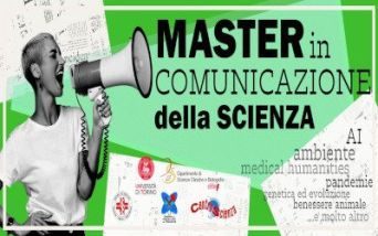 Universidade de Torino, iniciando o programa de mestrado em Comunicação Científica