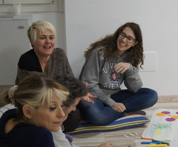 Dottoressa Semeraro (In alto a sinistra)