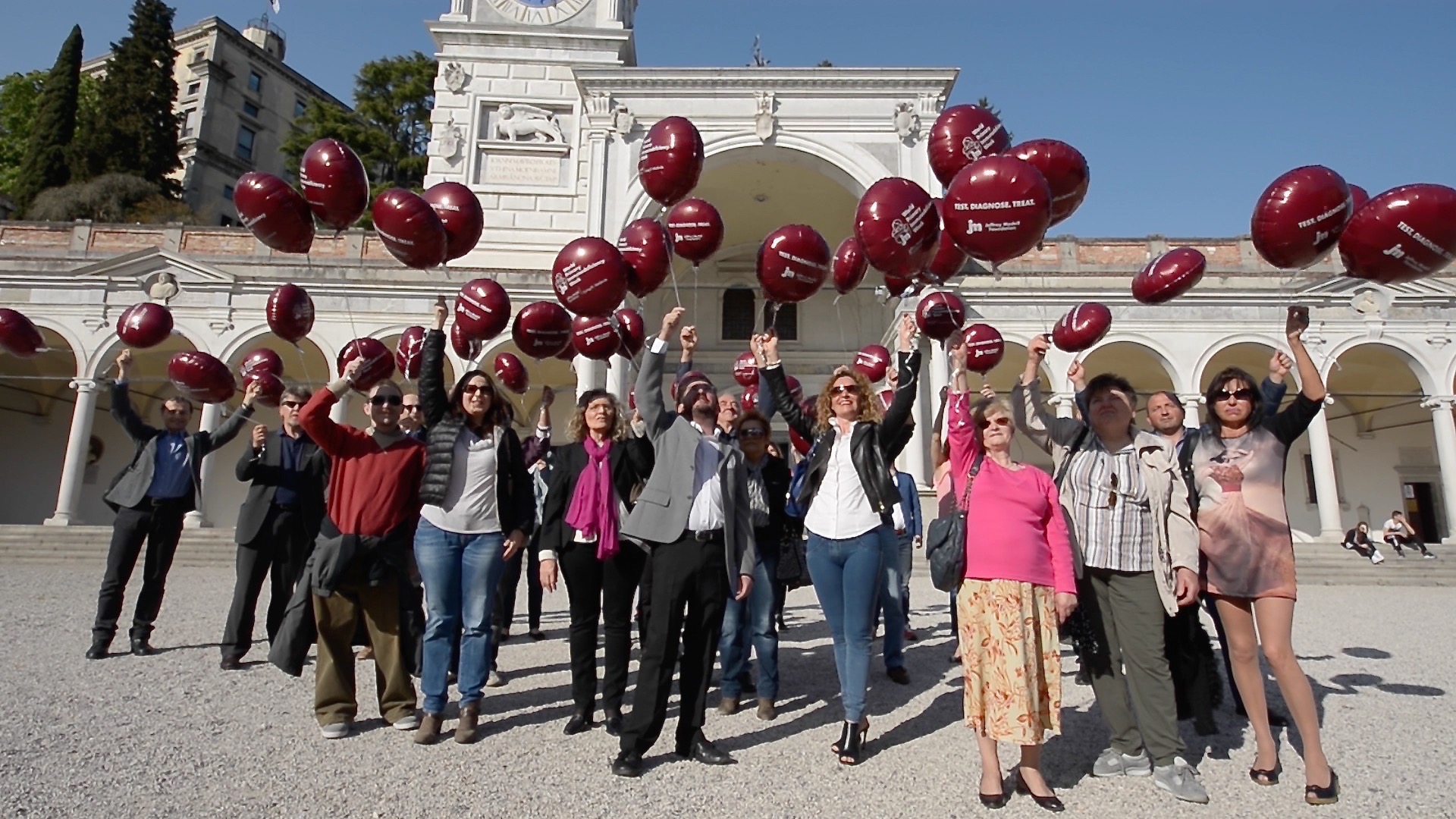 Lancio palloncini per immunodeficienze primitive, udine